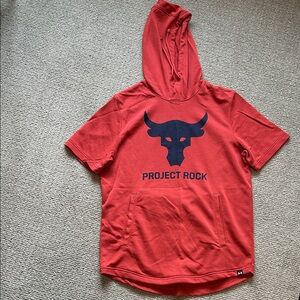 Under Armour Project Rock Short Sleeve Hoodie